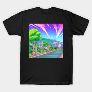 Anime Style Landscape T-Shirt